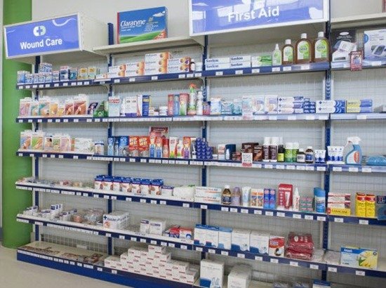 Pharmacy rack - Al-Faisal Engineering Works & Shelving System